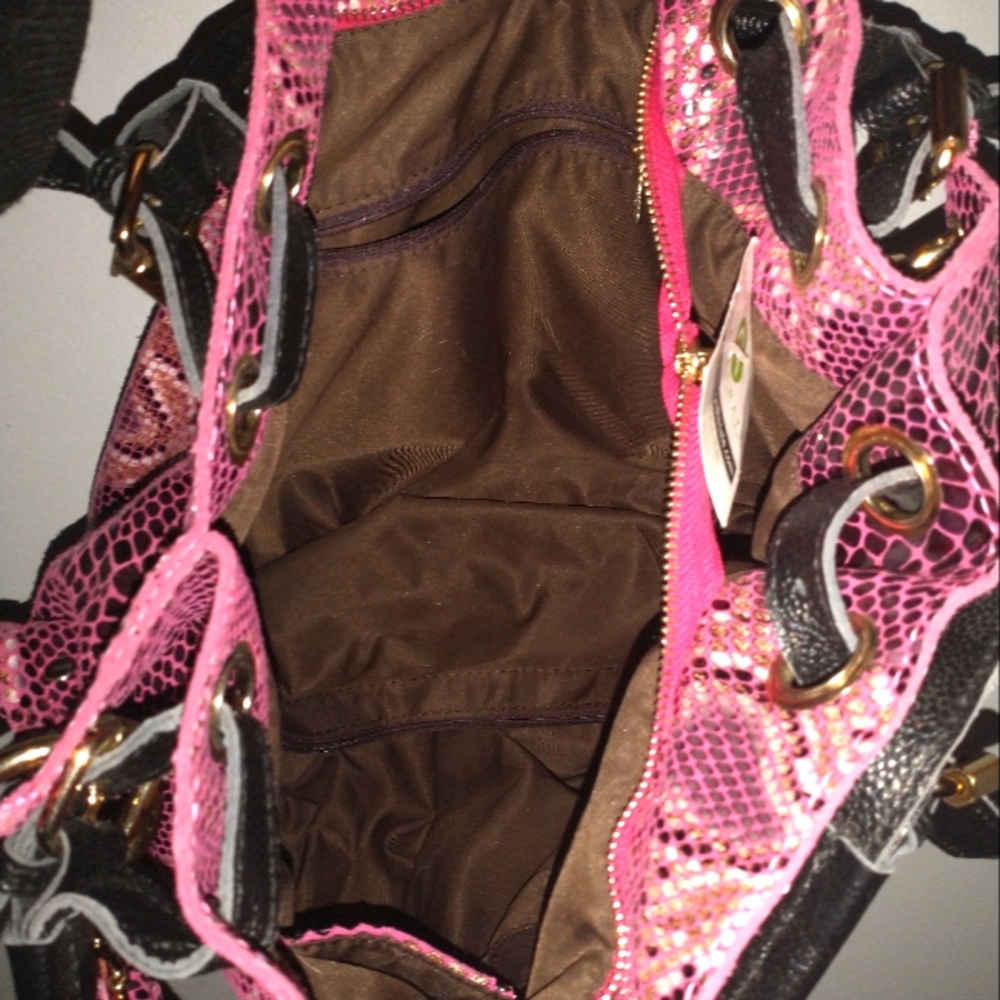 Beautiful Python Bright Pink &Cream,Blk - image 4